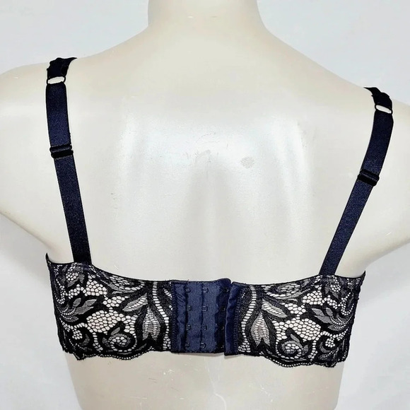 38DDD Paramour 375021 Sophia Longline Unlined Underwire Bra Black NWT - Picture 3 of 5